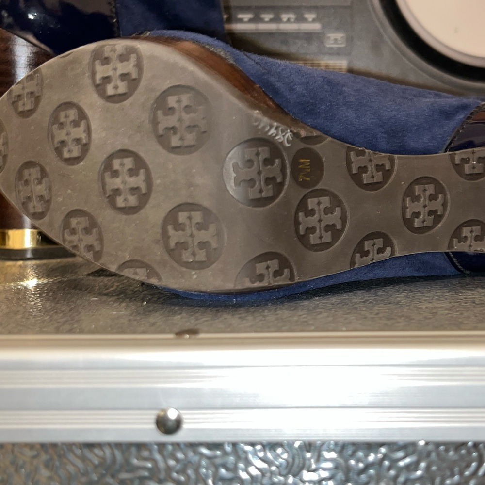 Tory Burch Navy Blue Women's Boots - Picture 7 of 7